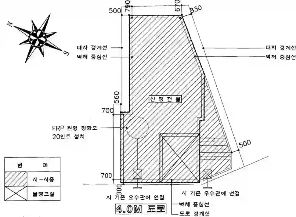 옥영주택 배치도 이미지